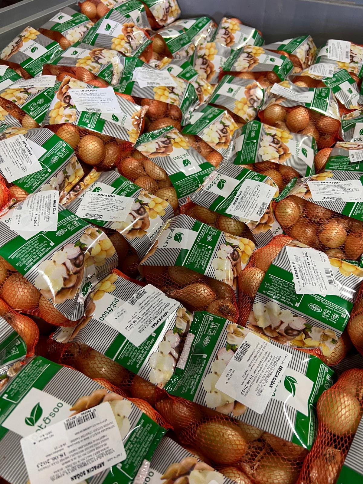 0.5kg 1kg arpacık soğan paketleme türkiye niğde